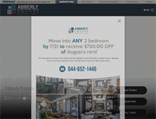 Tablet Screenshot of liveabberlysquare.com